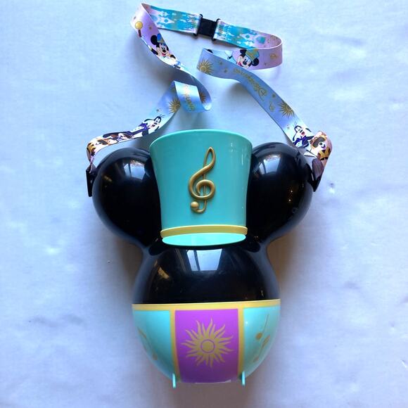 Disneyland Paris Music Festival Mickey Plastic Popcorn Bucket/Purse Disney Parks - Picture 1 of 8